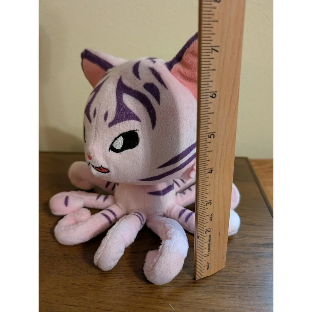 Tentacle Kitty The Huntress Plush 2017 Collectible Display Purple Pink Stripes